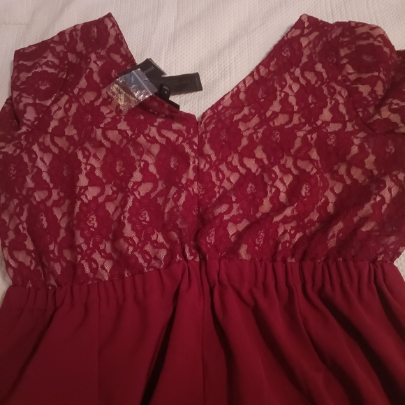 NWT Lane Bryant Lace Top Jumpsuit - Picture 6 of 14